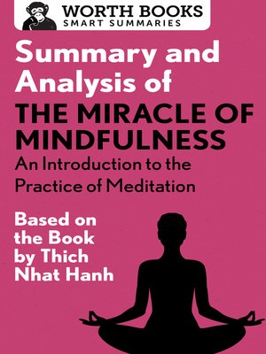 cover image of Summary and Analysis of the Miracle of Mindfulness